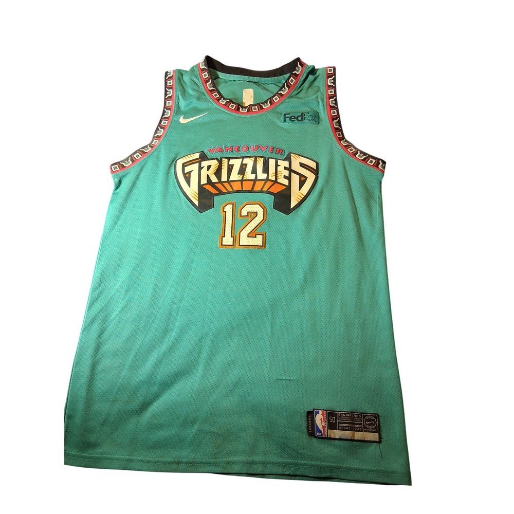 Nike‎ Ja Morant Memphis Grizzlies Vancouver Throwback Jersey Teal Mens 50 Large